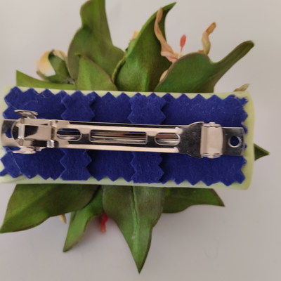 Заколка дитяча мальвінка "Троянда Салют" handmade (знижка)