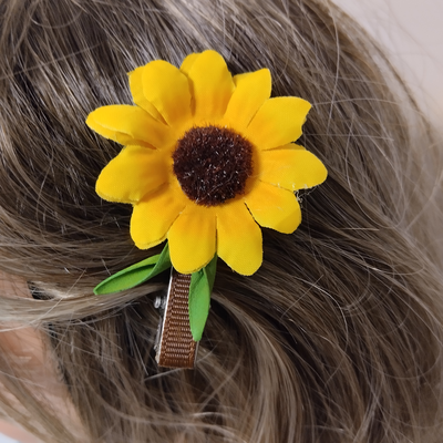 Заколка дитяча затискач Соняшник (2 од.)