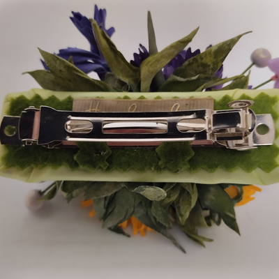 Заколка мальвинка - Волошки