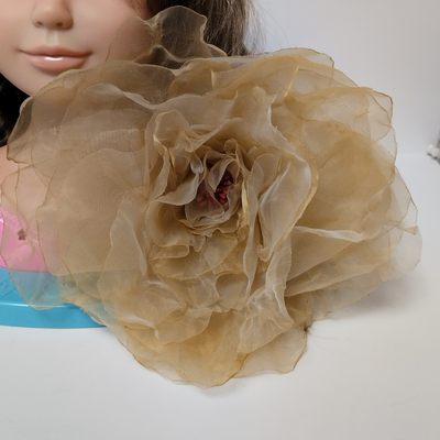 Брошка органза Хендмейд