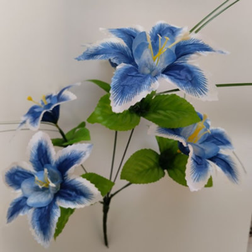 Букет "Нарцис" середній лазуровий