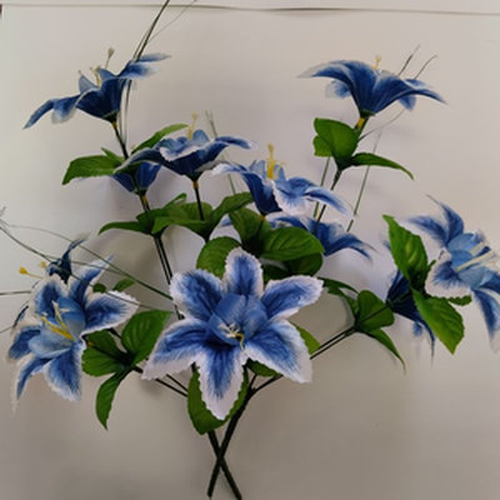 Букет "Нарцис" середній лазуровий